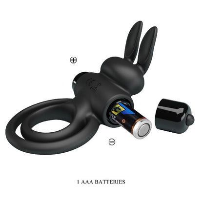 PRETTY LOVE - VIBRATOR III RABBIT RING FOR BLACK PENIS - My naughty haven #