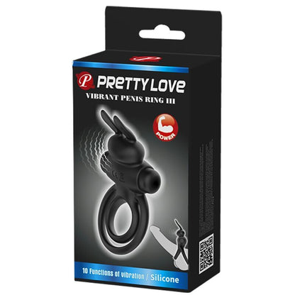 PRETTY LOVE - VIBRATOR III RABBIT RING FOR BLACK PENIS - My naughty haven #