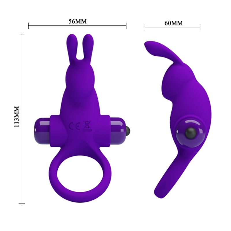 PRETTY LOVE - VIBRATOR RING I RABBIT FOR PURPLE PENIS - My naughty haven #