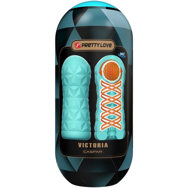 PRETTY LOVE - VICTORIA CASPAR MASTURBATOR AQUA GREEN - My naughty haven #
