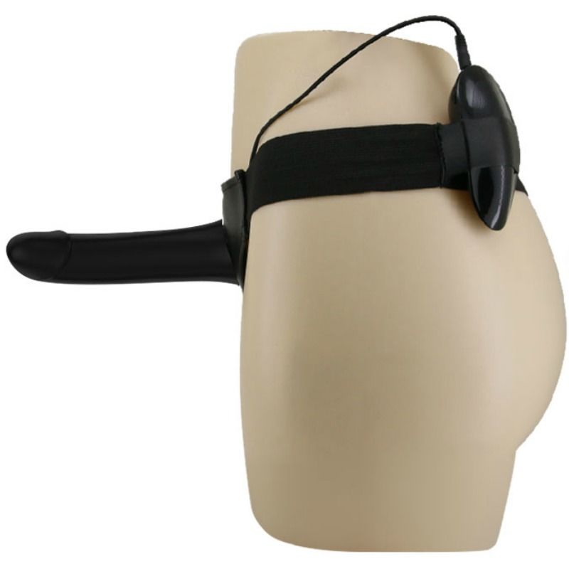 PRETTY LOVE - VITO STRAP ON WITH HOLLOW DILDO AND VIBRATION 17.3 CM - My naughty haven #