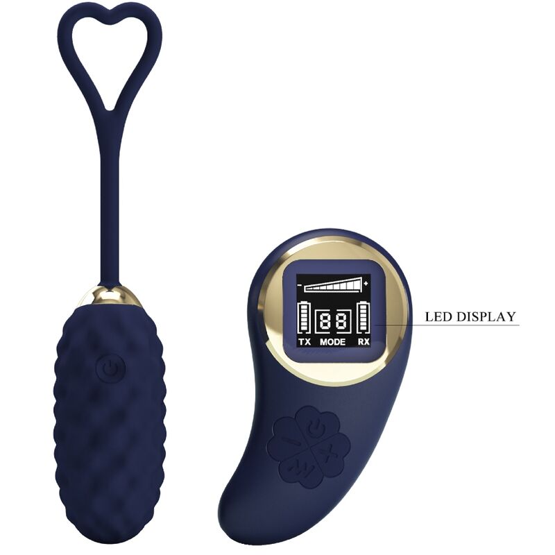 PRETTY LOVE - VIVIAN BLUE REMOTE CONTROL VIBRATING EGG - My naughty haven #