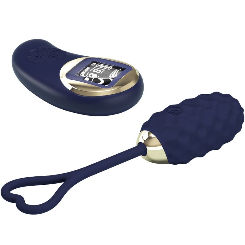 PRETTY LOVE - VIVIAN BLUE REMOTE CONTROL VIBRATING EGG - My naughty haven #