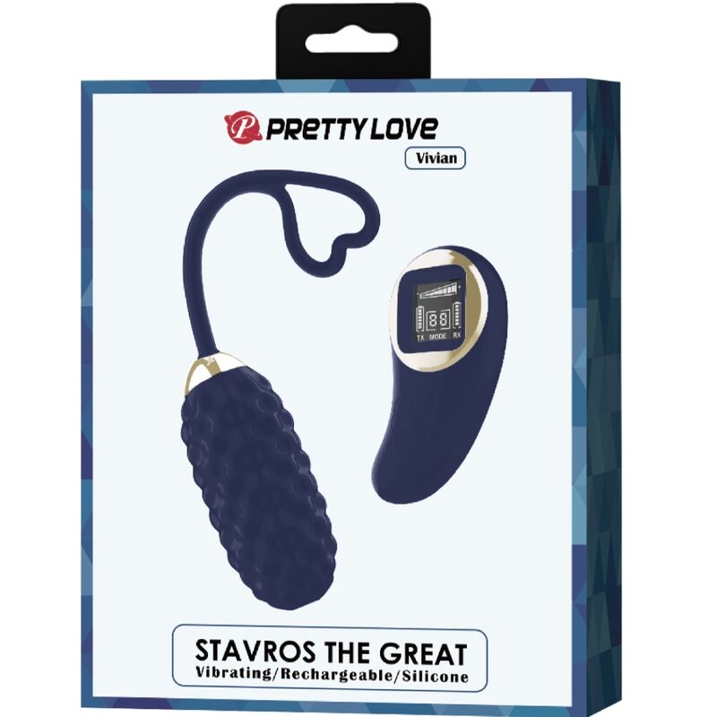PRETTY LOVE - VIVIAN BLUE REMOTE CONTROL VIBRATING EGG - My naughty haven #