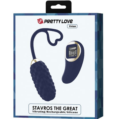 PRETTY LOVE - VIVIAN BLUE REMOTE CONTROL VIBRATING EGG - My naughty haven #