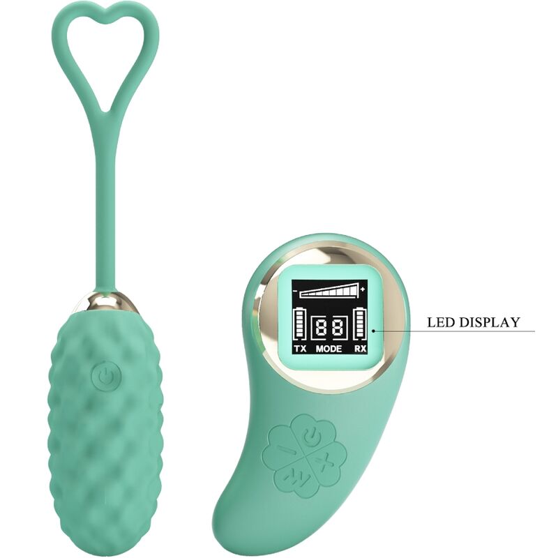 PRETTY LOVE - VIVIAN GREEN REMOTE CONTROL VIBRATING EGG - My naughty haven #