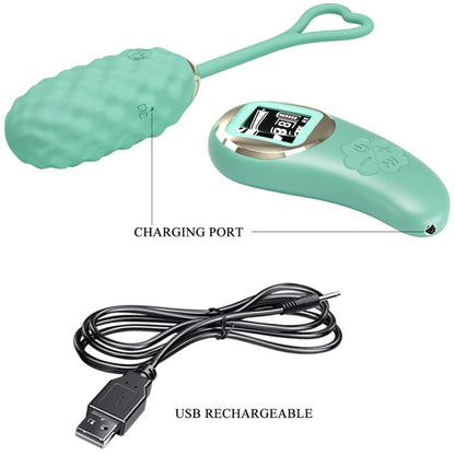 PRETTY LOVE - VIVIAN GREEN REMOTE CONTROL VIBRATING EGG - My naughty haven #