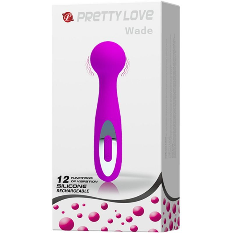 PRETTY LOVE - WADE RECHARGEABLE MASSAGER 12 FUNCTIONS - My naughty haven #