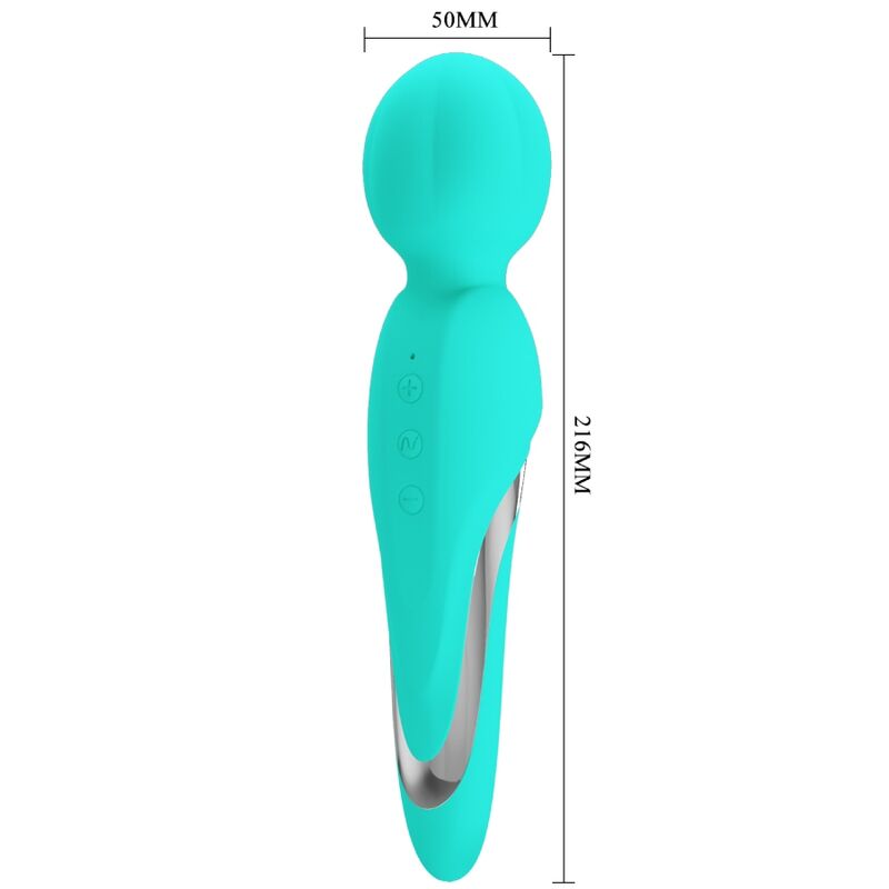PRETTY LOVE - WALTER VIBRATOR WAND AQUA GREEN - My naughty haven #