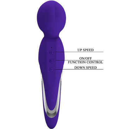 PRETTY LOVE - WALTER VIBRATOR WAND PURPLE - My naughty haven #
