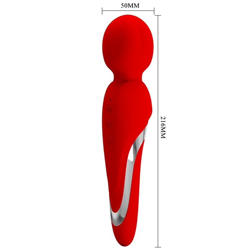 PRETTY LOVE - WALTER VIBRATOR WAND RED - My naughty haven #