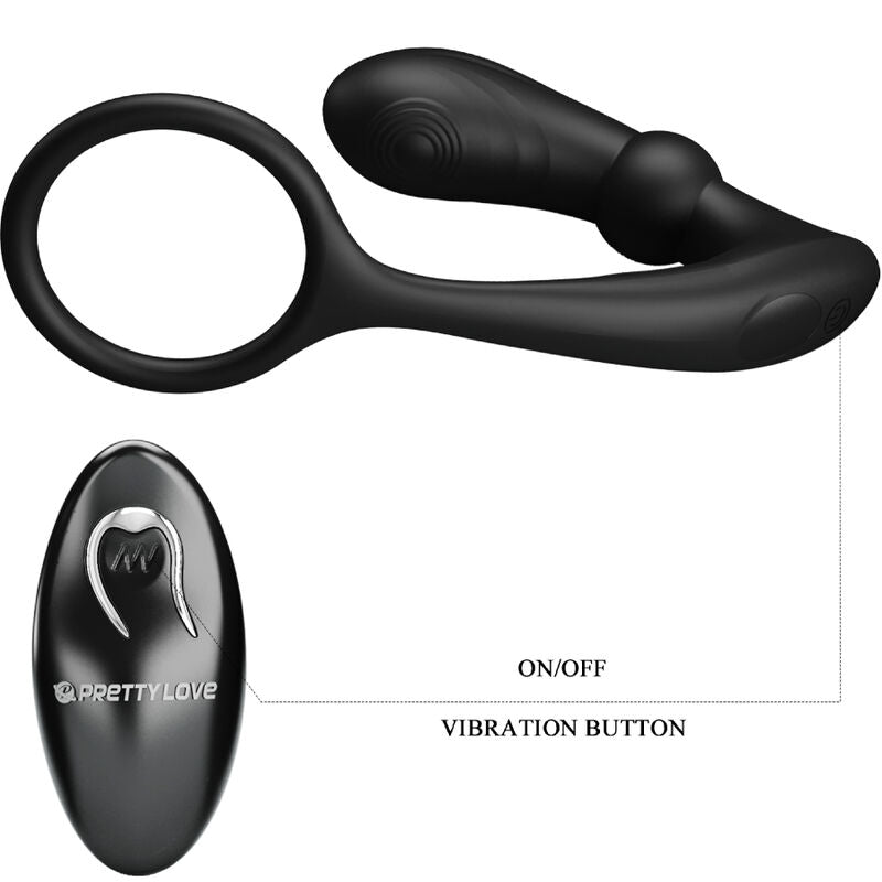 PRETTY LOVE - WARREN BLACK ANAL RING & VIBRATOR - My naughty haven #