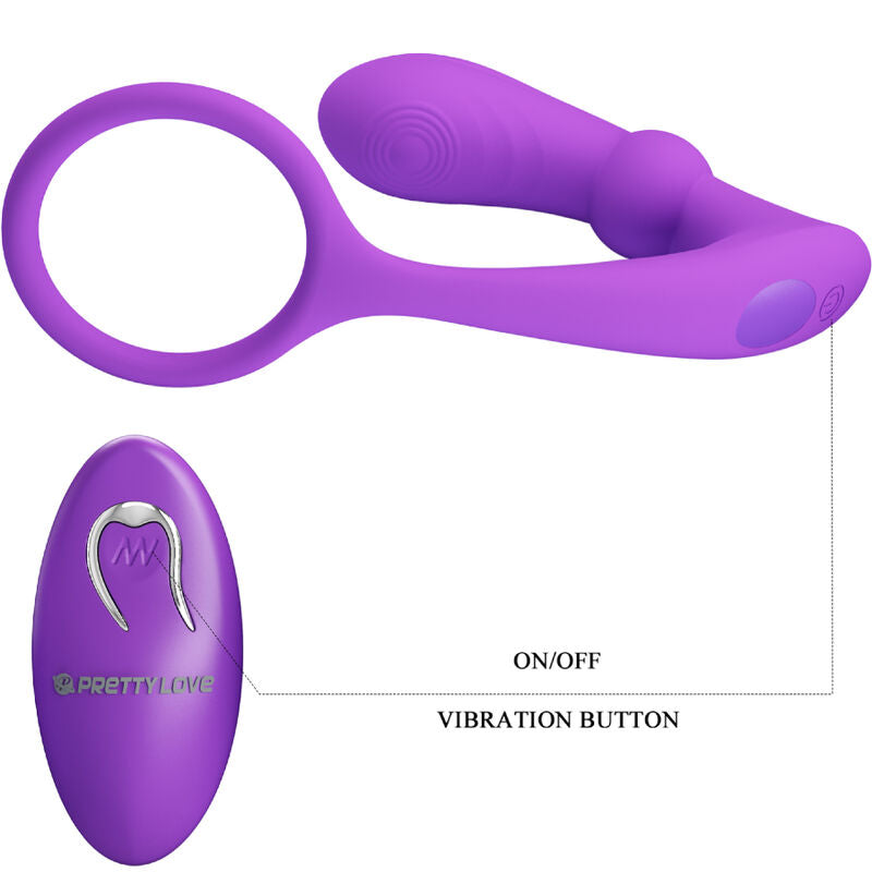 PRETTY LOVE - WARREN VIOLET ANAL RING & VIBRATOR - My naughty haven #