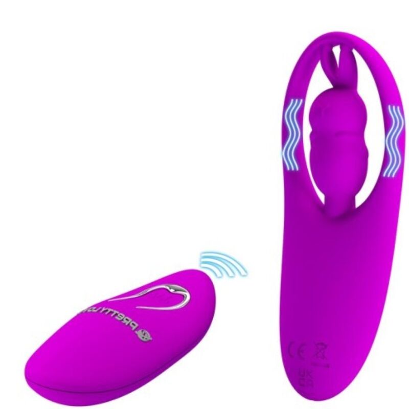 PRETTY LOVE - WILD RABBIT STIMULATOR FOR PANTIES WITH REMOTE CONTROL LILAC - My naughty haven #