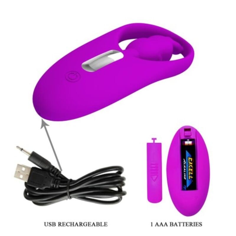 PRETTY LOVE - WILD RABBIT STIMULATOR FOR PANTIES WITH REMOTE CONTROL LILAC - My naughty haven #