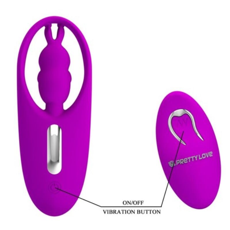 PRETTY LOVE - WILD RABBIT STIMULATOR FOR PANTIES WITH REMOTE CONTROL LILAC - My naughty haven #