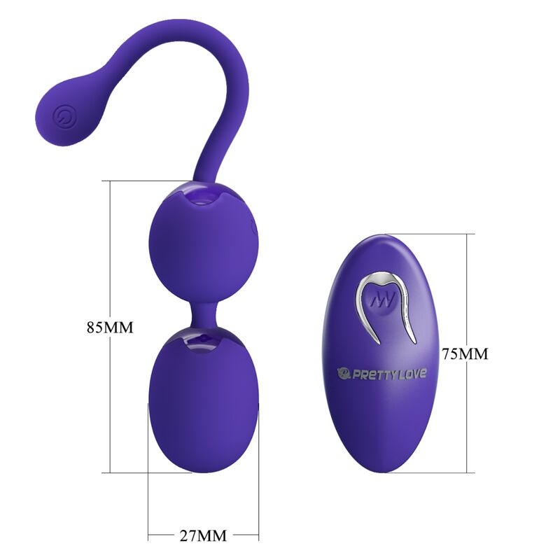 PRETTY LOVE - WILLIE YOUTH REMOTE CONTROL BALLS & VIOLET VIBRATION - My naughty haven #