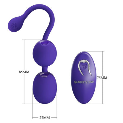 PRETTY LOVE - WILLIE YOUTH REMOTE CONTROL BALLS & VIOLET VIBRATION - My naughty haven #
