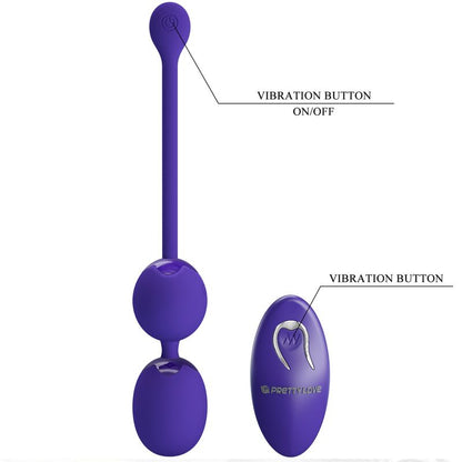 PRETTY LOVE - WILLIE YOUTH REMOTE CONTROL BALLS & VIOLET VIBRATION - My naughty haven #