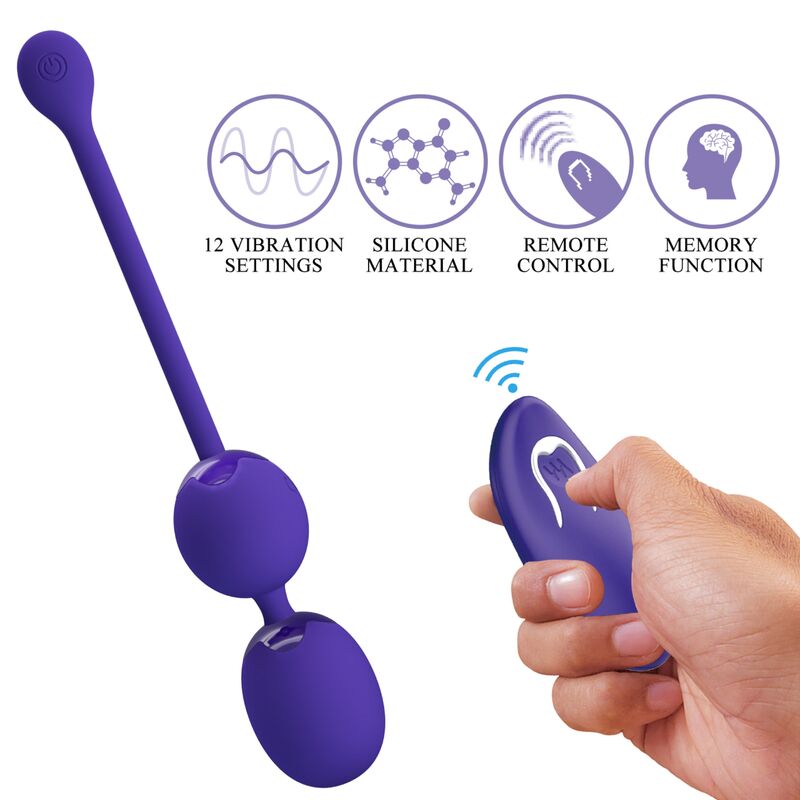 PRETTY LOVE - WILLIE YOUTH REMOTE CONTROL BALLS & VIOLET VIBRATION - My naughty haven #