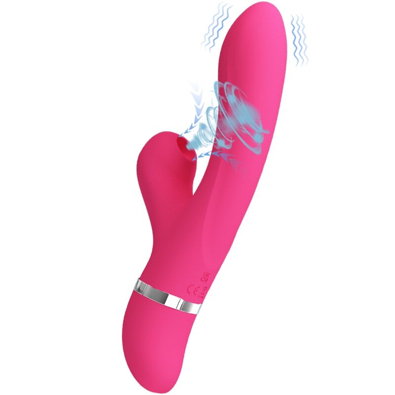 PRETTY LOVE - WILLOW RABBIT VIBRATOR AND SUCTION - My naughty haven #