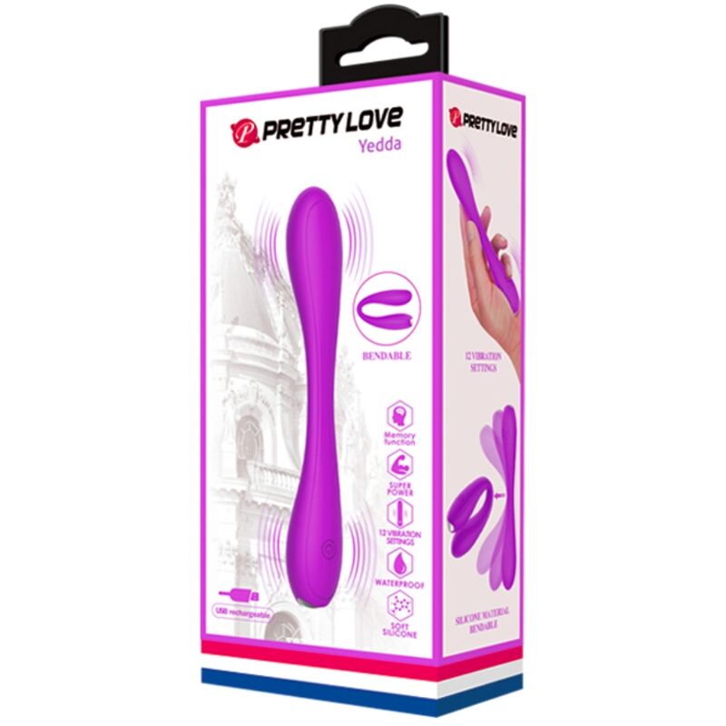 PRETTY LOVE - YEDDA FLEXIBLE VIBRATOR - My naughty haven #