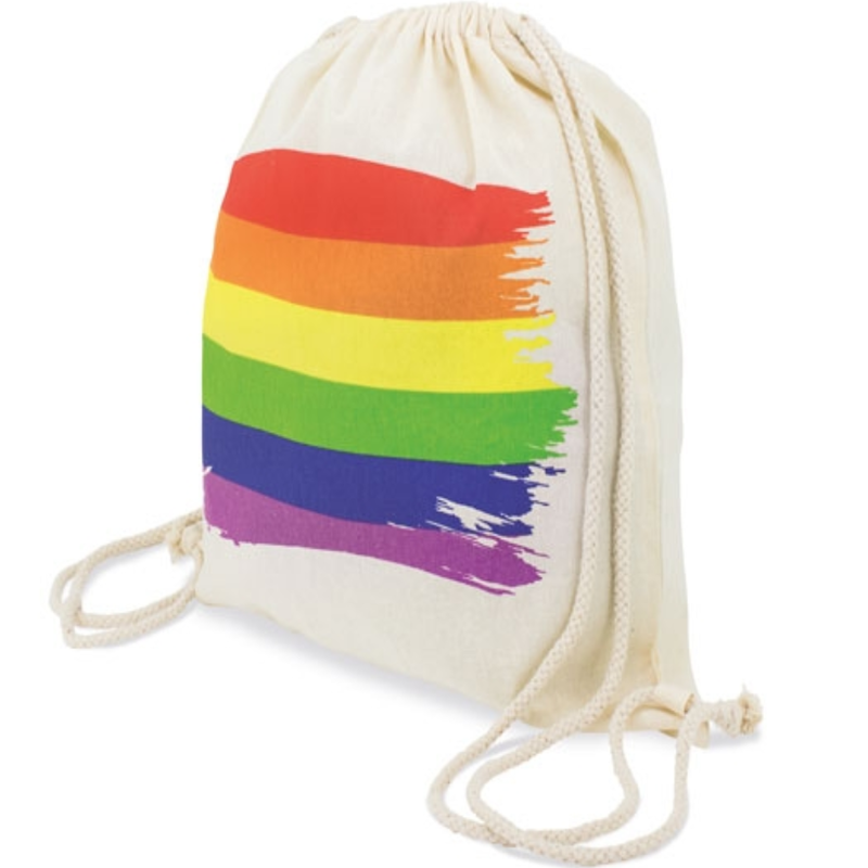PRIDE - COTTON LGBT FLAG BACKPACK - My naughty haven #