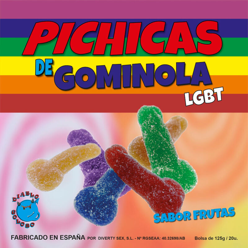 PRIDE - GUMMY PENIS FRUITS WITH SUGAR LGBT - My naughty haven #