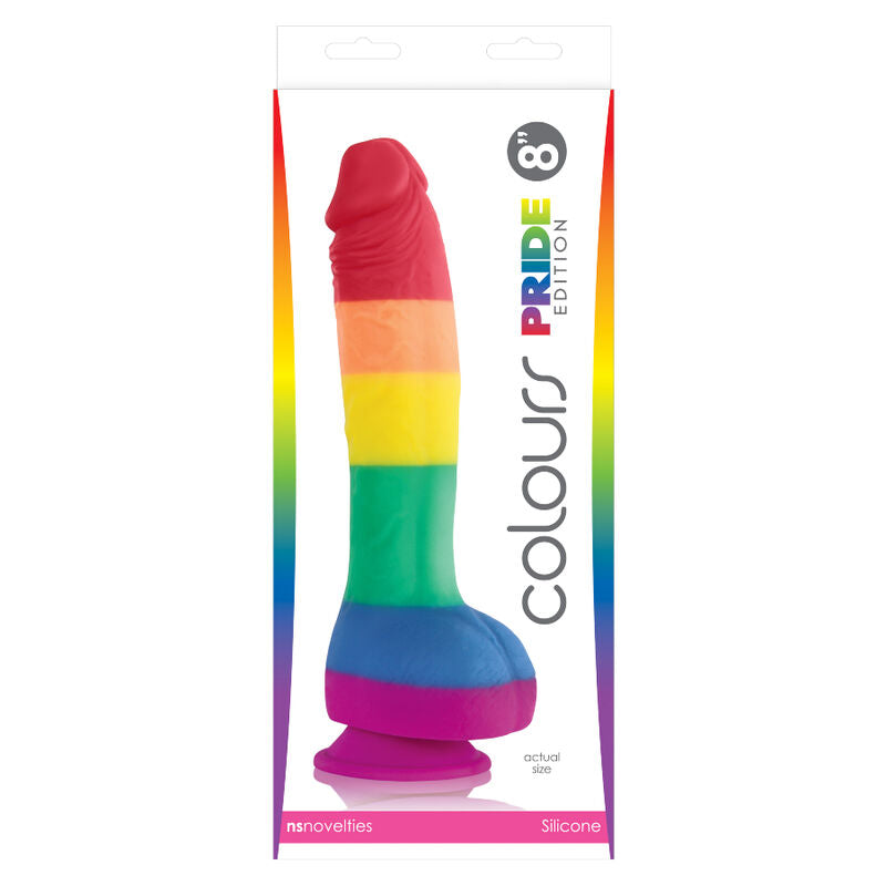 PRIDE - LGBT FLAG DILDO 19 CM - My naughty haven #