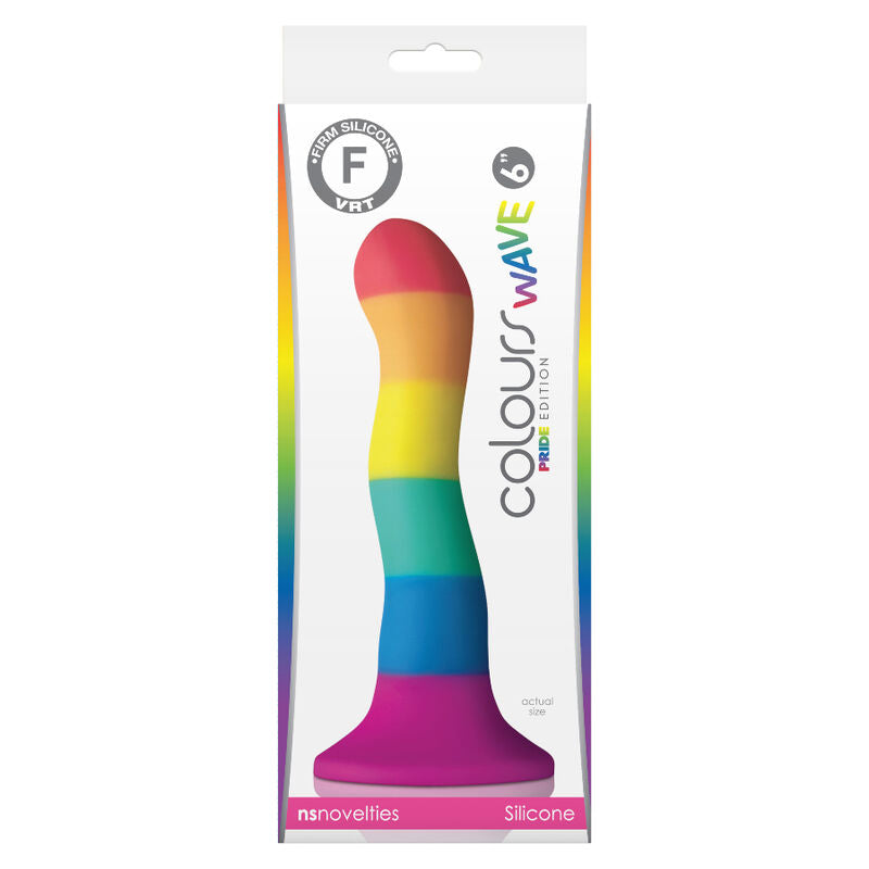 PRIDE - LGBT FLAG DILDO WAVE 17 CM - My naughty haven #