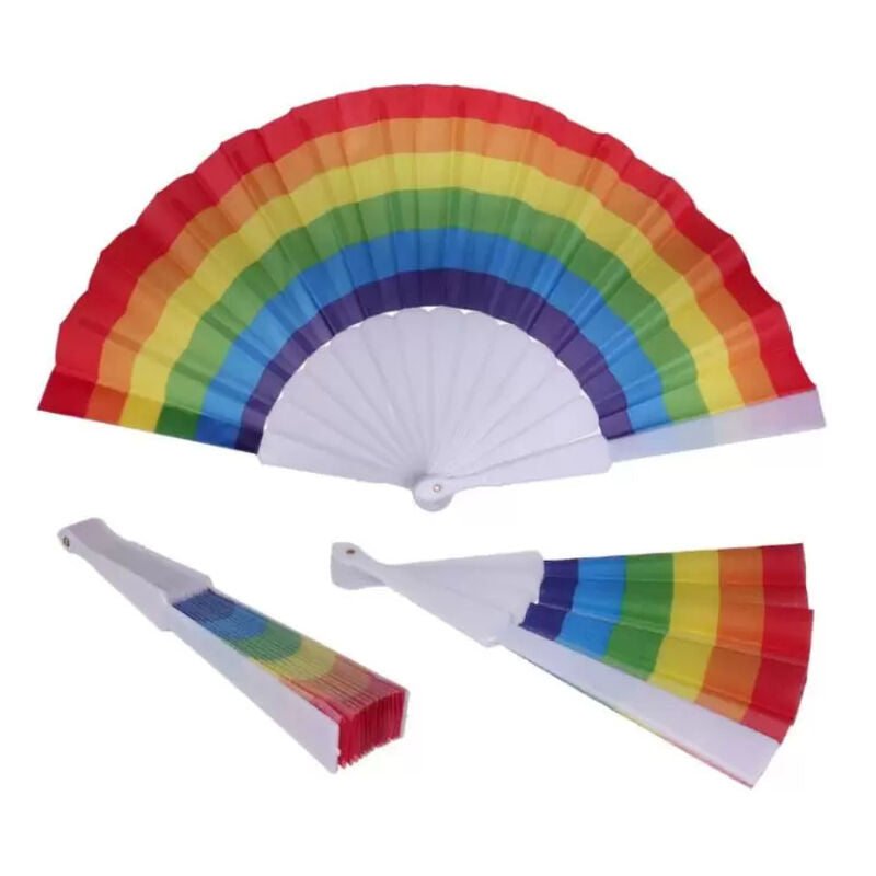 PRIDE - LGBT FLAG FABRIC FAN - My naughty haven #