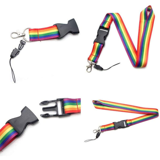 PRIDE - LGBT FLAG LANYARD - My naughty haven #