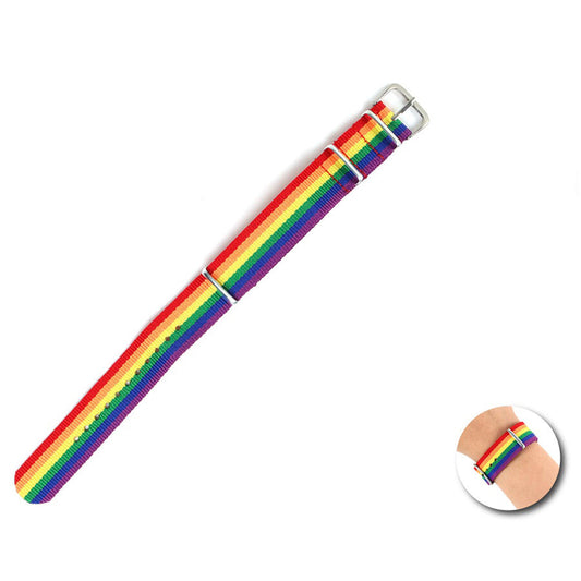 PRIDE - RAINBOW FLAG BRACELET - My naughty haven #