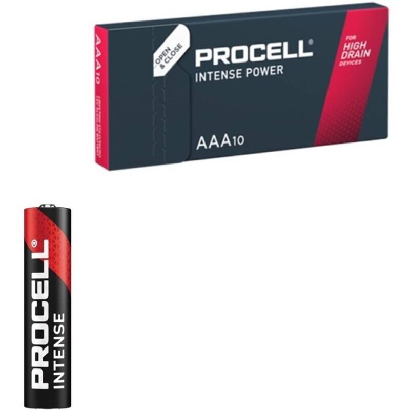 PROCELL - INTENSE POWER ALKALINE LR03 AAA 1.5V BOX*10 - My naughty haven #