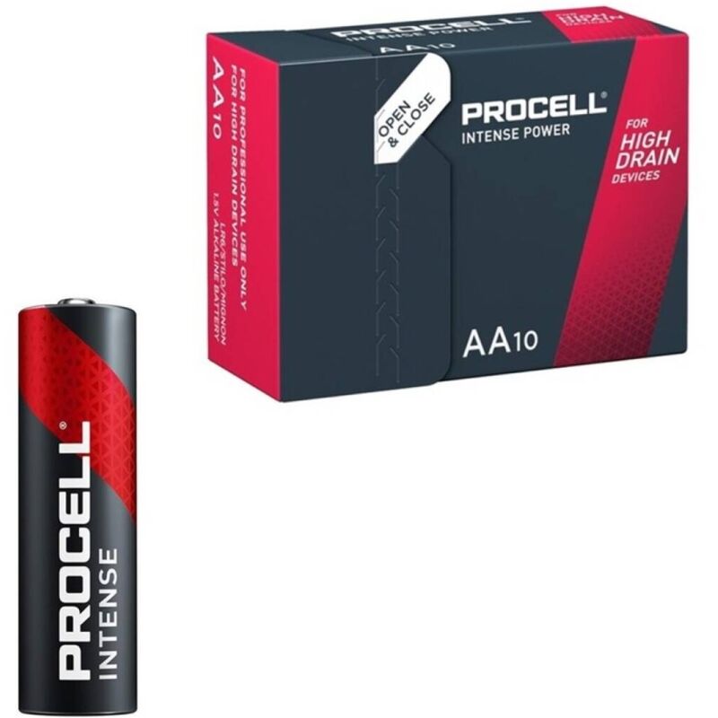 PROCELL - INTENSE POWER ALKALINE LR6 AA 1.5V BOX*10 - My naughty haven #