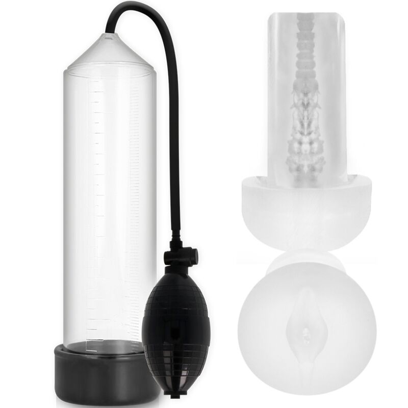 PUMP ADDICTED - RX3 TRANSPARENT WITH PLEASURE SLEEVE - My naughty haven #