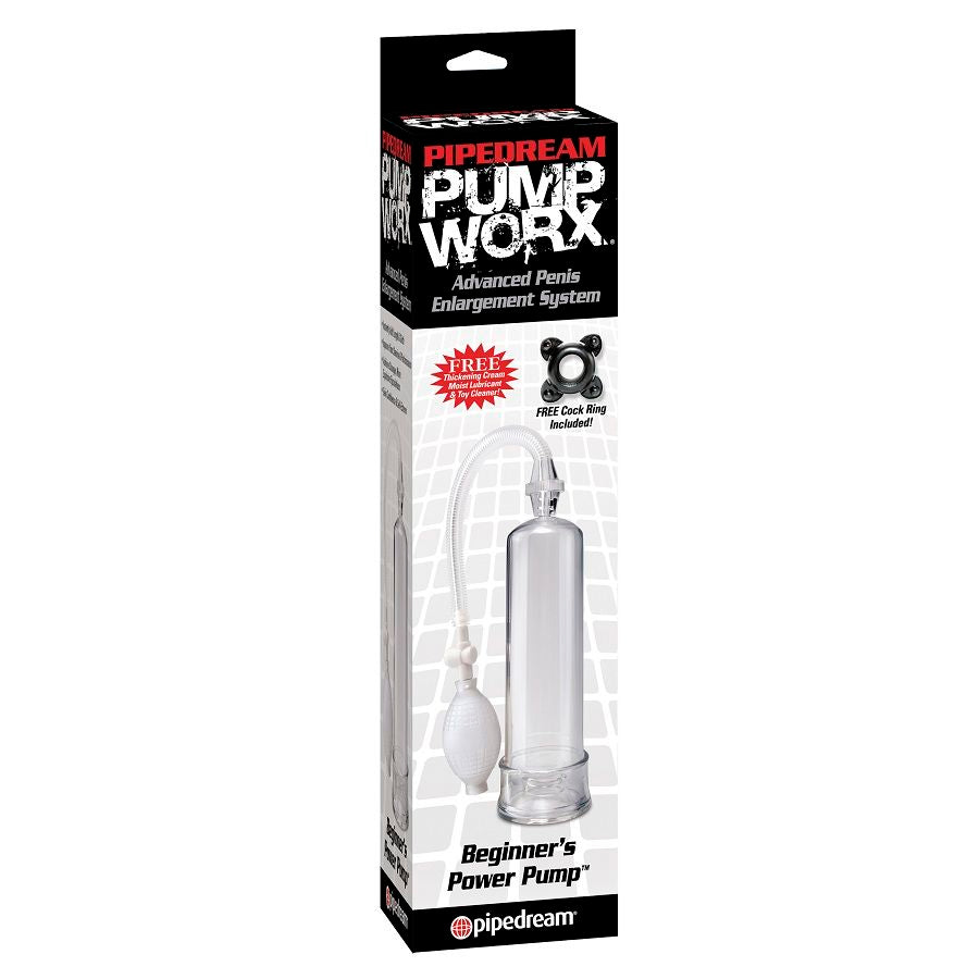 PUMP WORX - BEGINNERS POWER PUMP CLEAR - TRANSPARENT - My naughty haven #