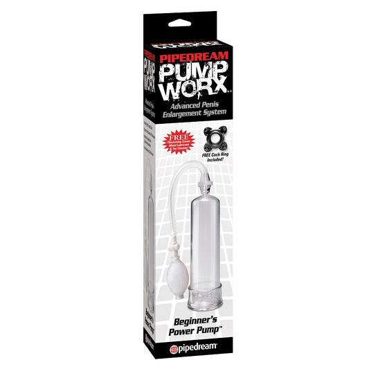PUMP WORX - BEGINNERS POWER PUMP CLEAR - TRANSPARENT - My naughty haven #