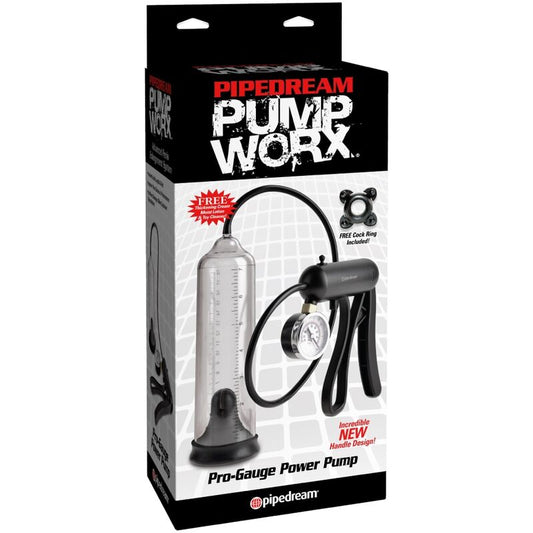 PUMP WORX - PRO-GAUGE POWER PUMP TRANSPARENT - My naughty haven #