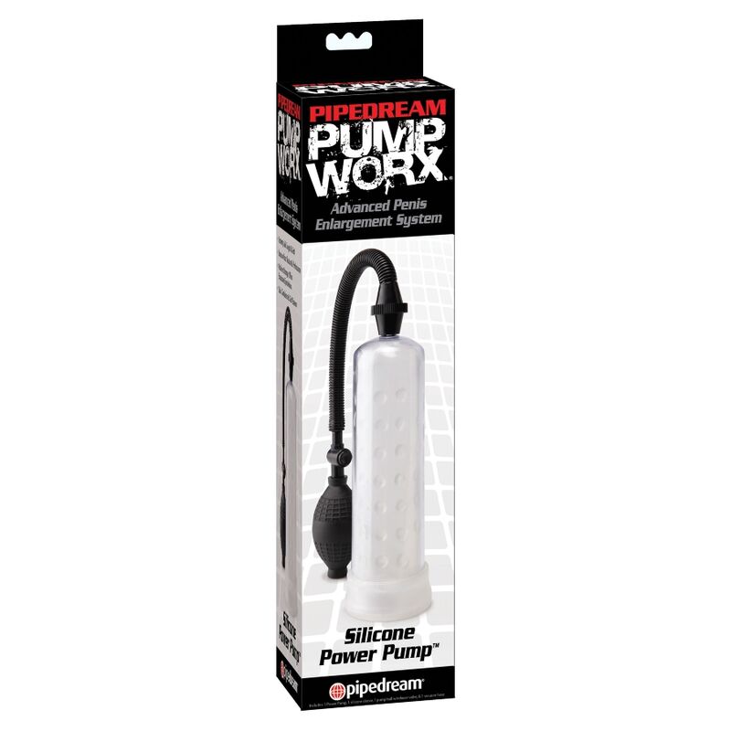 PUMP WORX - SILICONE POWER PUMP CLEAR - My naughty haven #