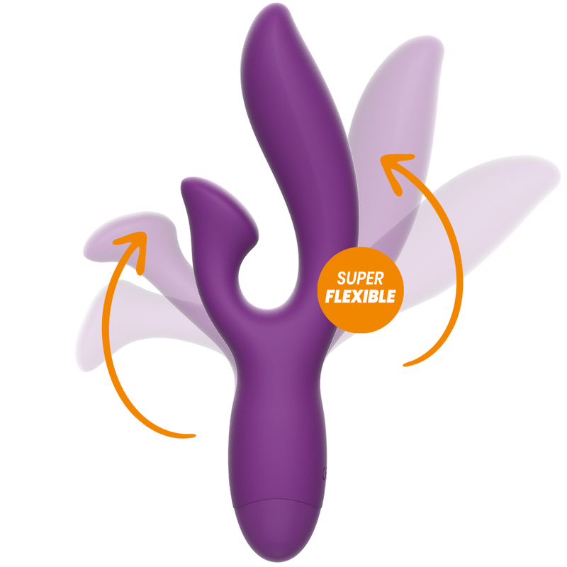 REWOLUTION - REWOFUN FLEXIBLE VIBRATOR WITH RABBIT - My naughty haven #