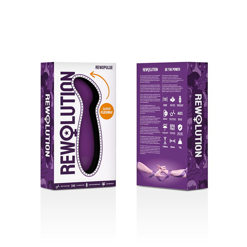 REWOLUTION - REWOPULSE FLEXIBLE VIBRATOR G-POINT STIMULATOR - My naughty haven #