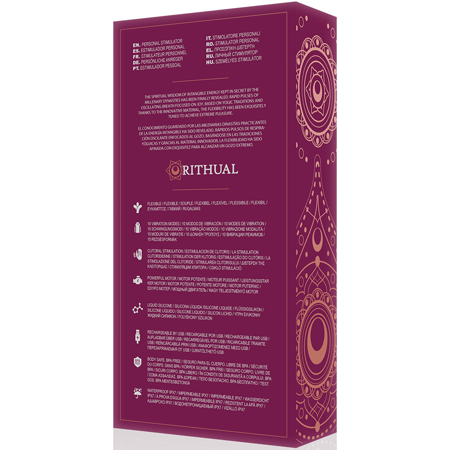 RITHUAL - ANUSARA DUAL RECHARGEABLE ENGINE 2.0 ORCHID - My naughty haven #