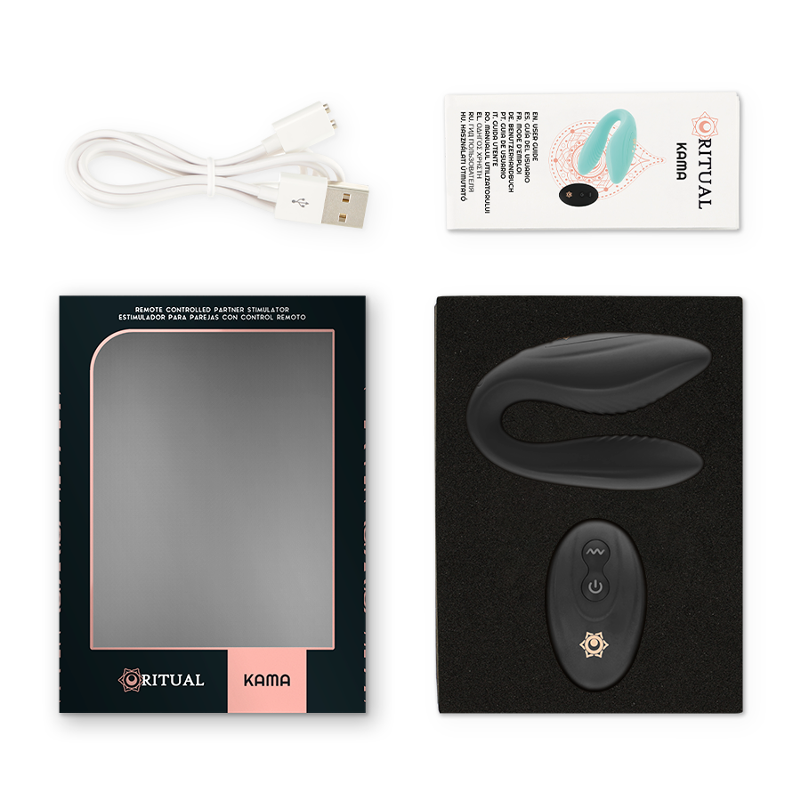 RITHUAL - KAMA REMOTE CONTROL FOR COUPLES AZABACHE - My naughty haven #