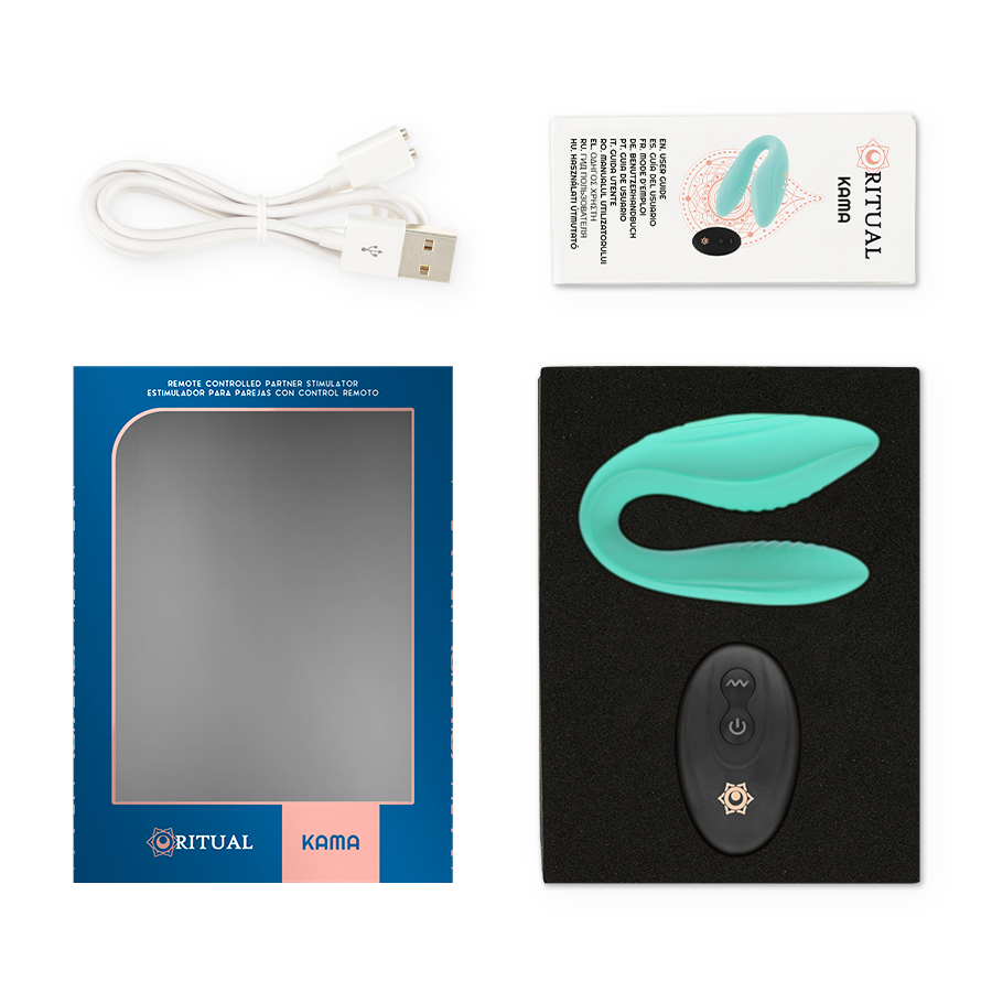 RITHUAL - KAMA REMOTE CONTROL FOR COUPLES AZABACHE - My naughty haven #