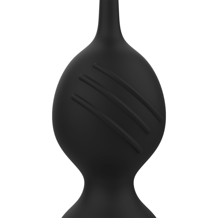 RITHUAL - NISHA RECHARGEABLE VIBRATING KEGEL BALLS BLACK - My naughty haven #