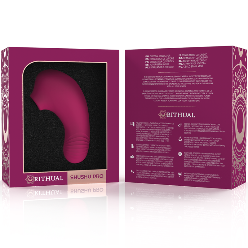 RITHUAL - SHUSHU PRO POCKET CLITORIS STIMULATOR 2 POWERFUL ORCHID MOTORS - My naughty haven #