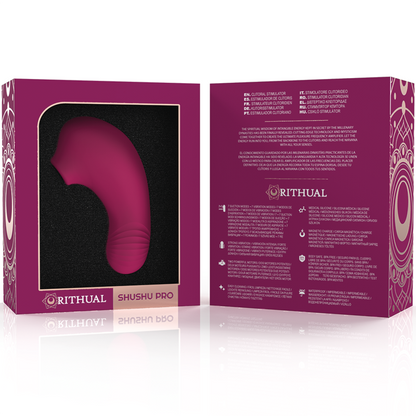 RITHUAL - SHUSHU PRO POCKET CLITORIS STIMULATOR 2 POWERFUL ORCHID MOTORS - My naughty haven #
