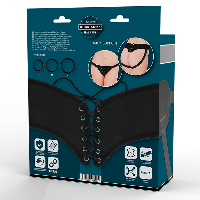 ROCKARMY - ADJUSTABLE HARNESS AND FLEXIBLE RINGS - My naughty haven #