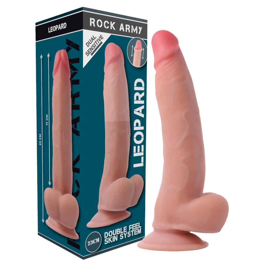 ROCKARMY - DUAL DENSITY LEOPARD 23 CM -O- 4.77 CM - My naughty haven #